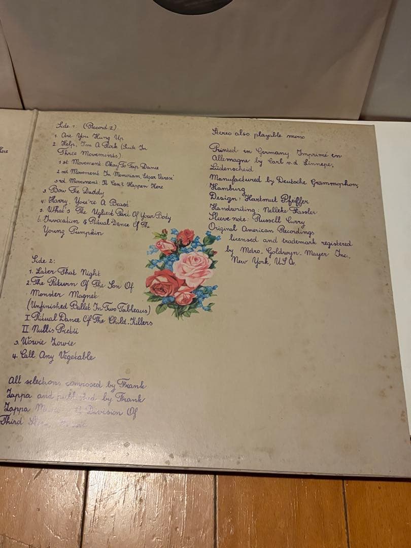 洋楽 Frank Zappa &The Mothers Of Invention LP