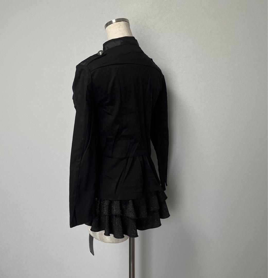 ナポレオン ジャケット 海外ガール ダークコア y2k 退廃的 軍服風