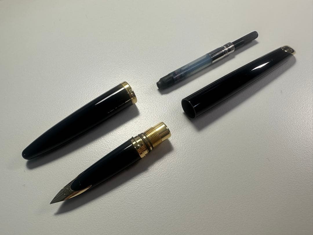 ウォーターマン万年筆 カレンGT 18K Fニブ　細字