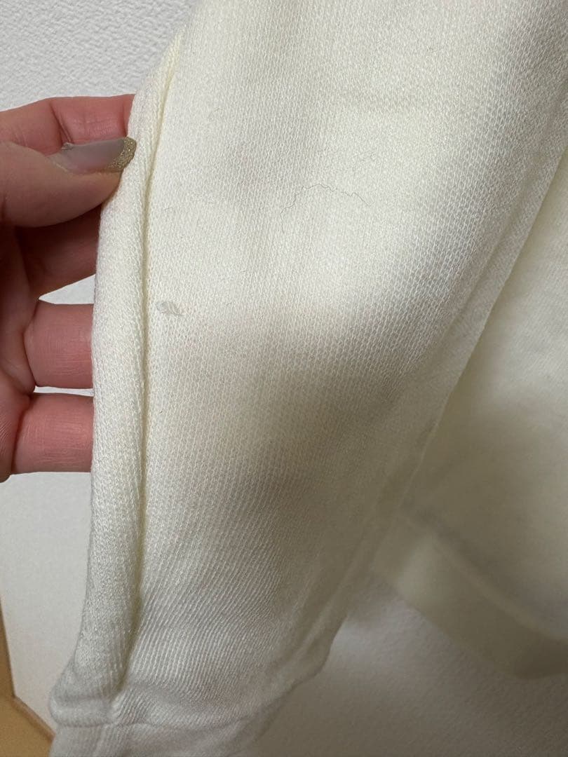 archivio 長袖セーター 38 アイボリー/ブラウン