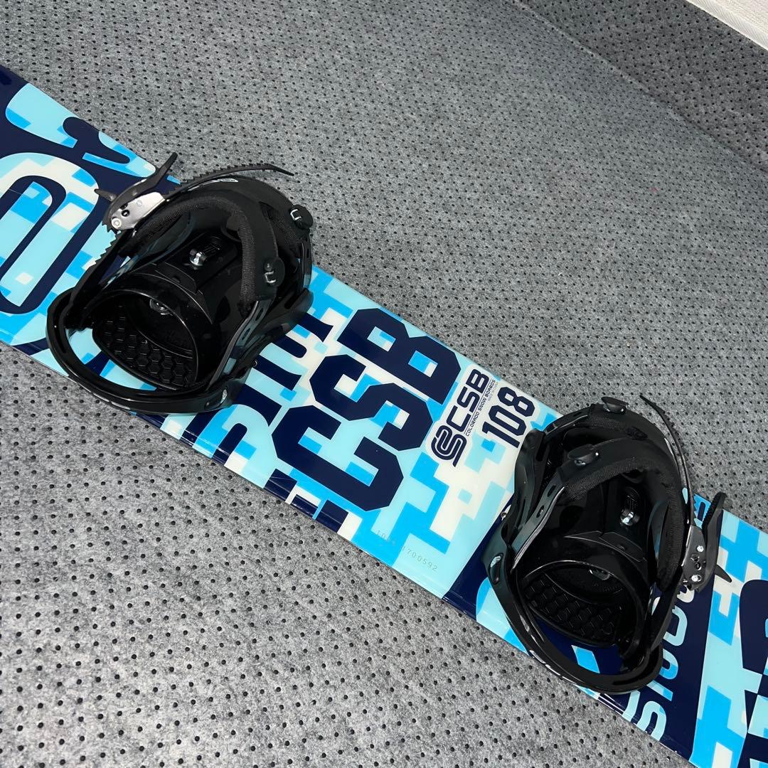 数回使用 キッズスノーボード CSB 108cm＋バイン＋ダイヤルブーツ