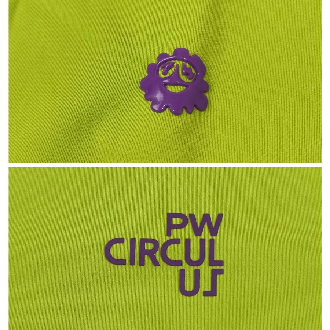 【新品タグ付】PW CIRCULUS　ゴルフ　モックネック　半袖　ストレッチ　M