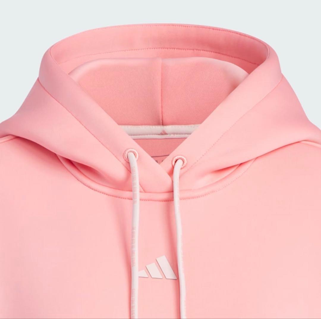 M アディダスゴルフ 上下set 背面ビッグロゴ フーディ＆ サイドロゴスカート