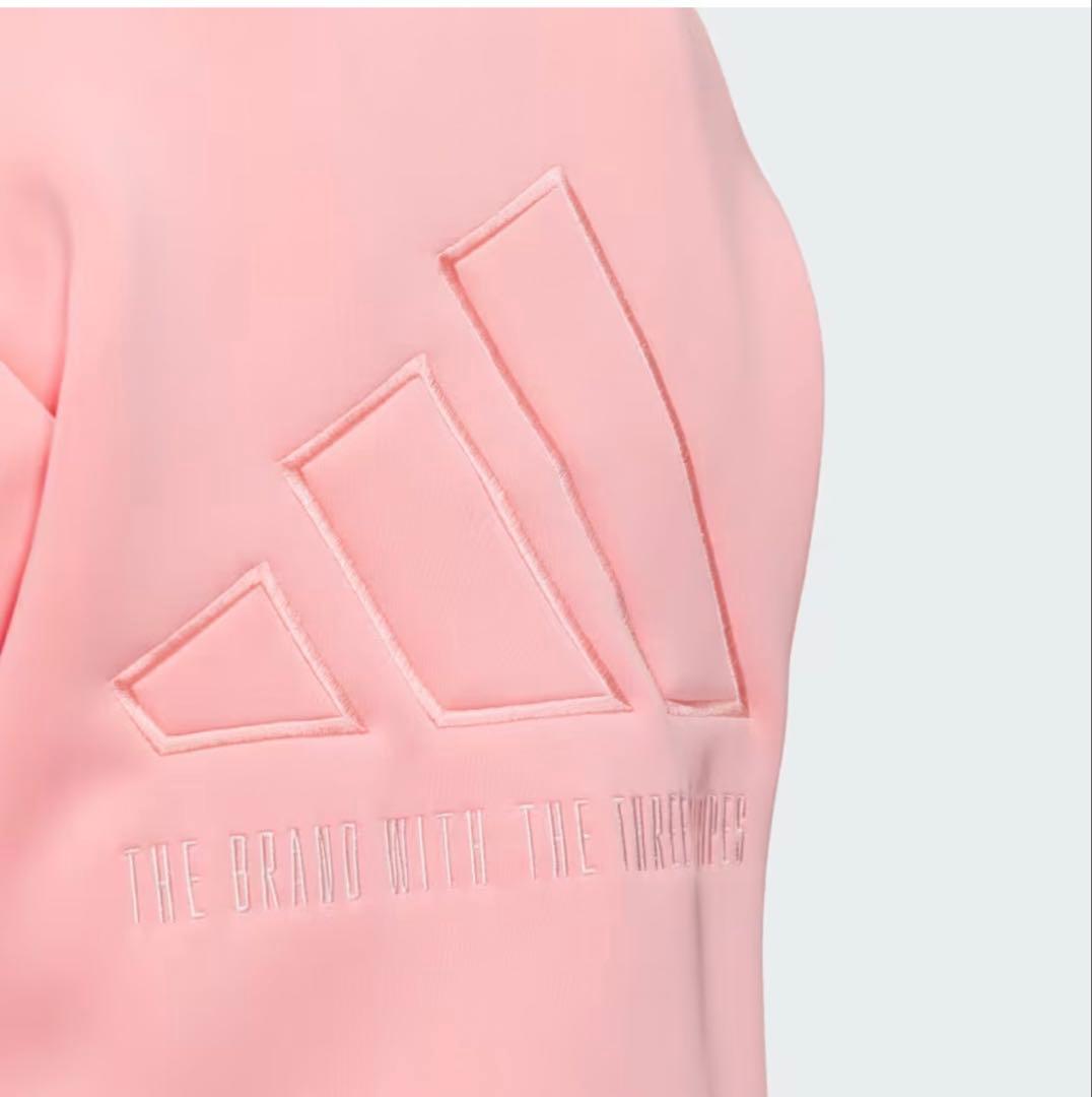 M アディダスゴルフ 上下set 背面ビッグロゴ フーディ＆ サイドロゴスカート