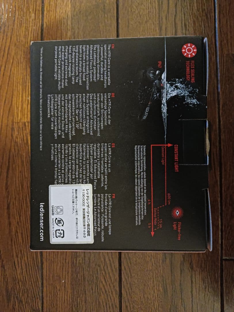 新品未開封　LEDLENSER H7R CORE ヘッドライト