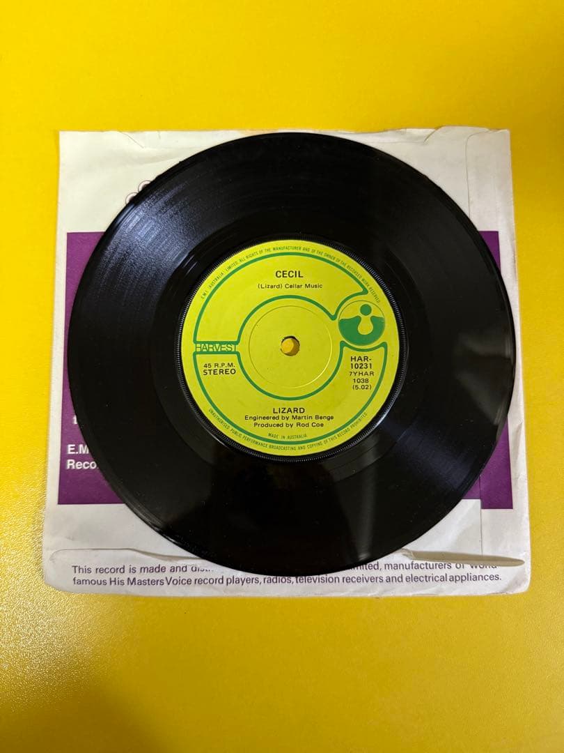Lizard 7インチシングル Rosalyn / Cecil