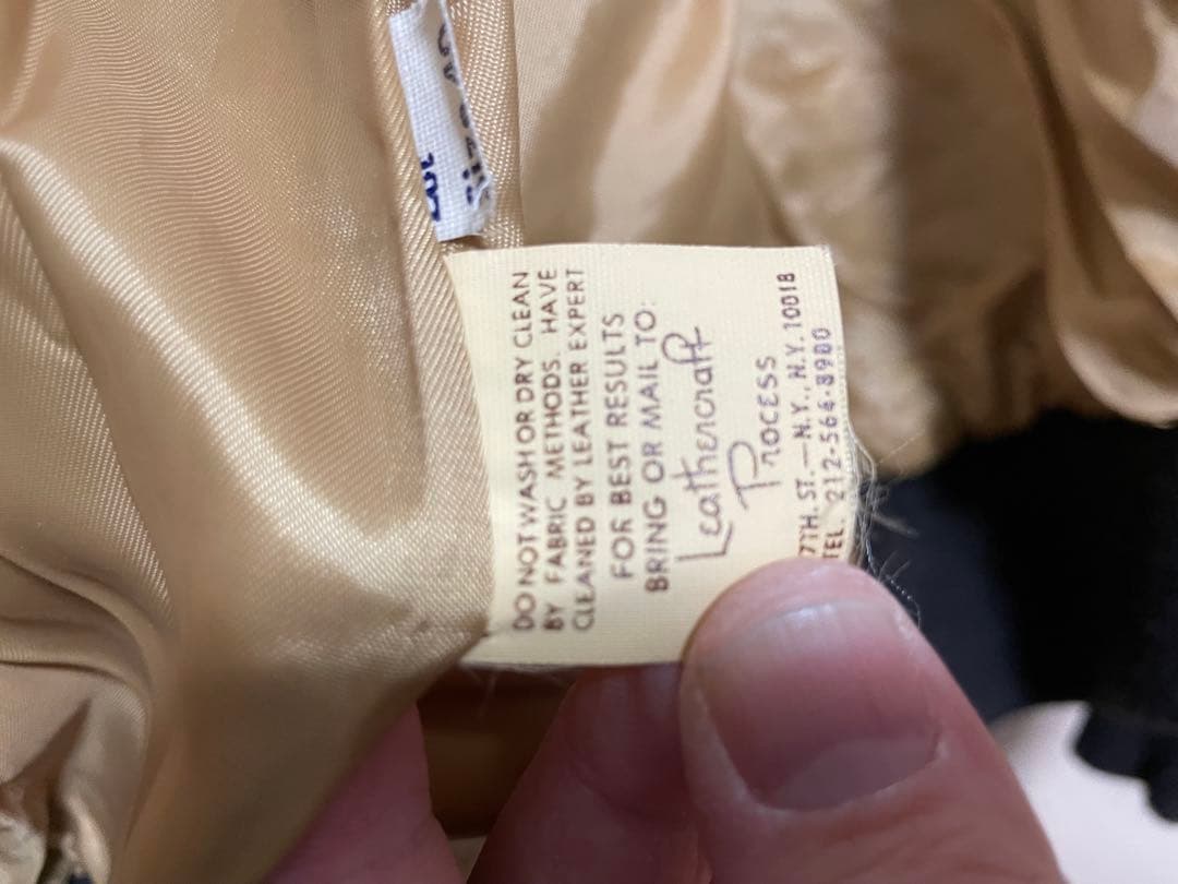 LEATHER CRAFT PROCESS 本革レザージャケット