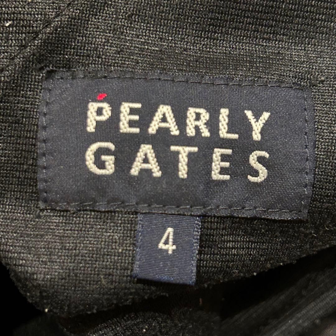 PEARLY GATES パンツ光沢 裾ドローコード