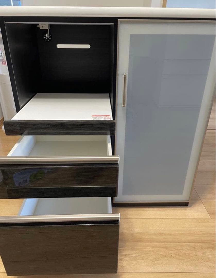 【最安値中】ニトリ　キッチンボード　食器棚　Ｎポスティア 90BK