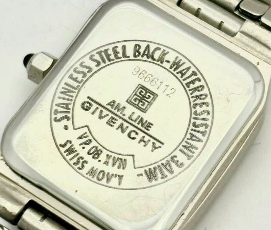 GIVENCHY スクエア レディース 腕時計 ドレス【新品電池】