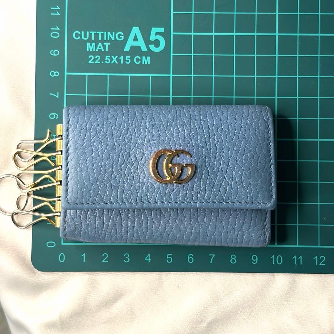 Take【美品】GUCCI グッチ マーモント GG 6連 キーケース