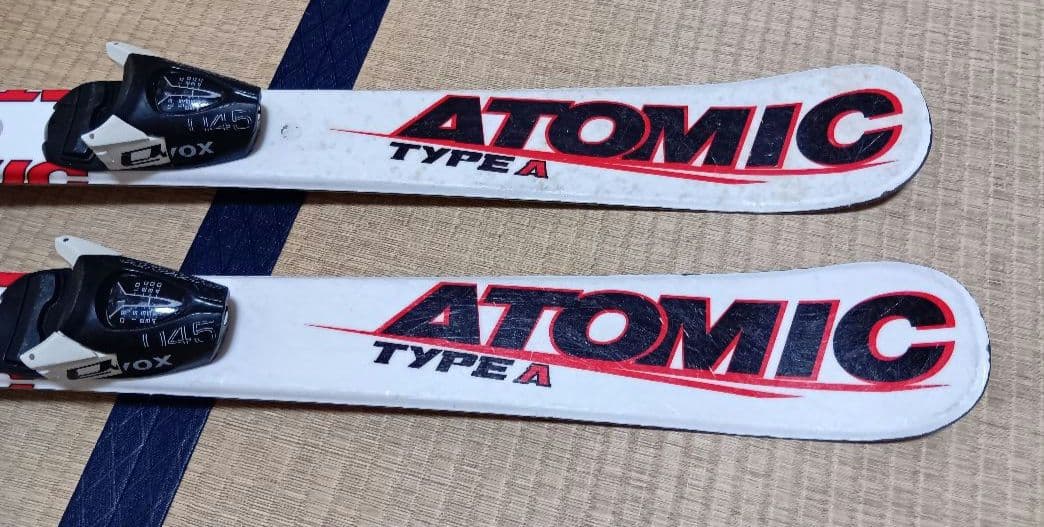 ATOMIC キッズ カービングスキー+ ブーツ セット ホットワックス済み