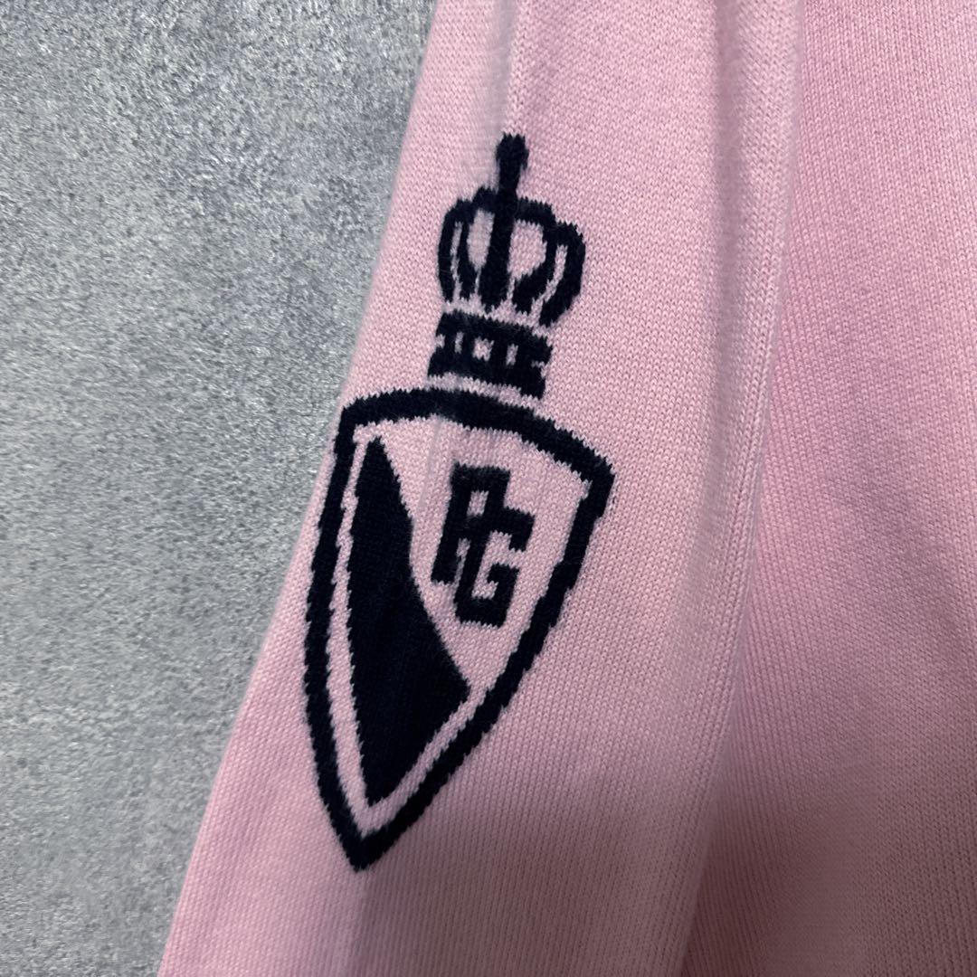 PEARLY GATES パーリーゲイツ ロゴ タートルネックニット ピンク 5