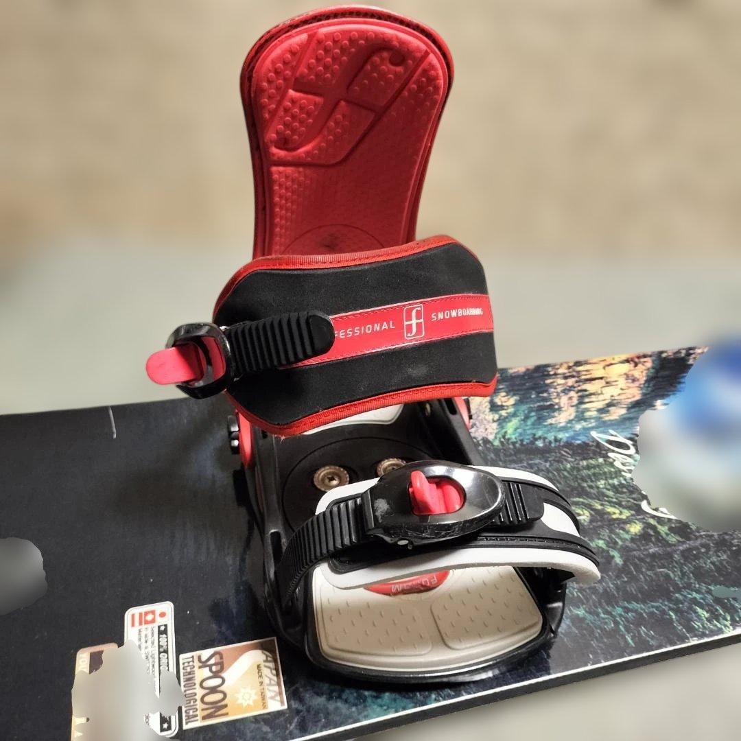 【シーズン最終特価】SPOON×FORUM スノーボードセット 151cm