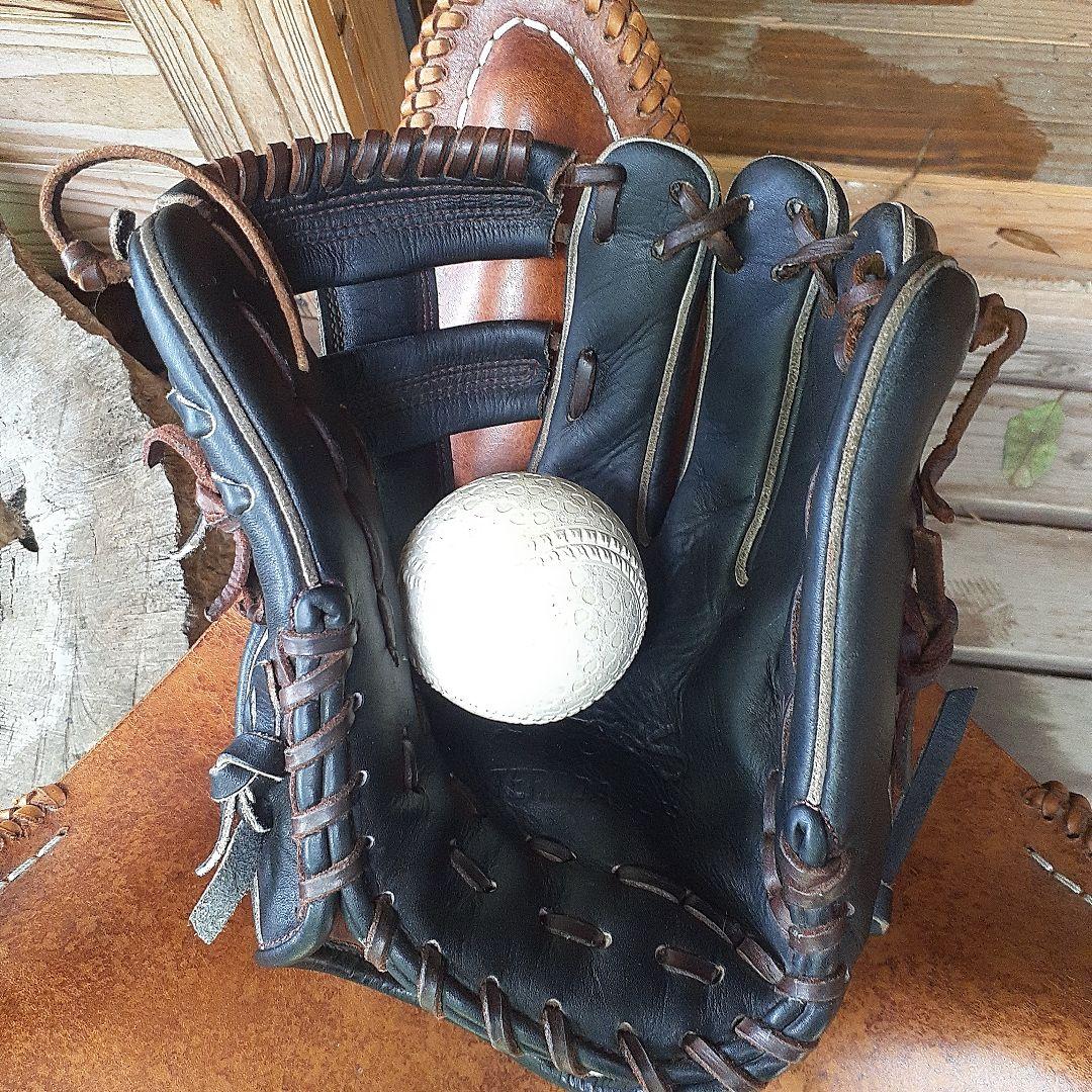 十四郎アトムズ　軟式　内野手用　グラブ　 寺田レザー　日本製
