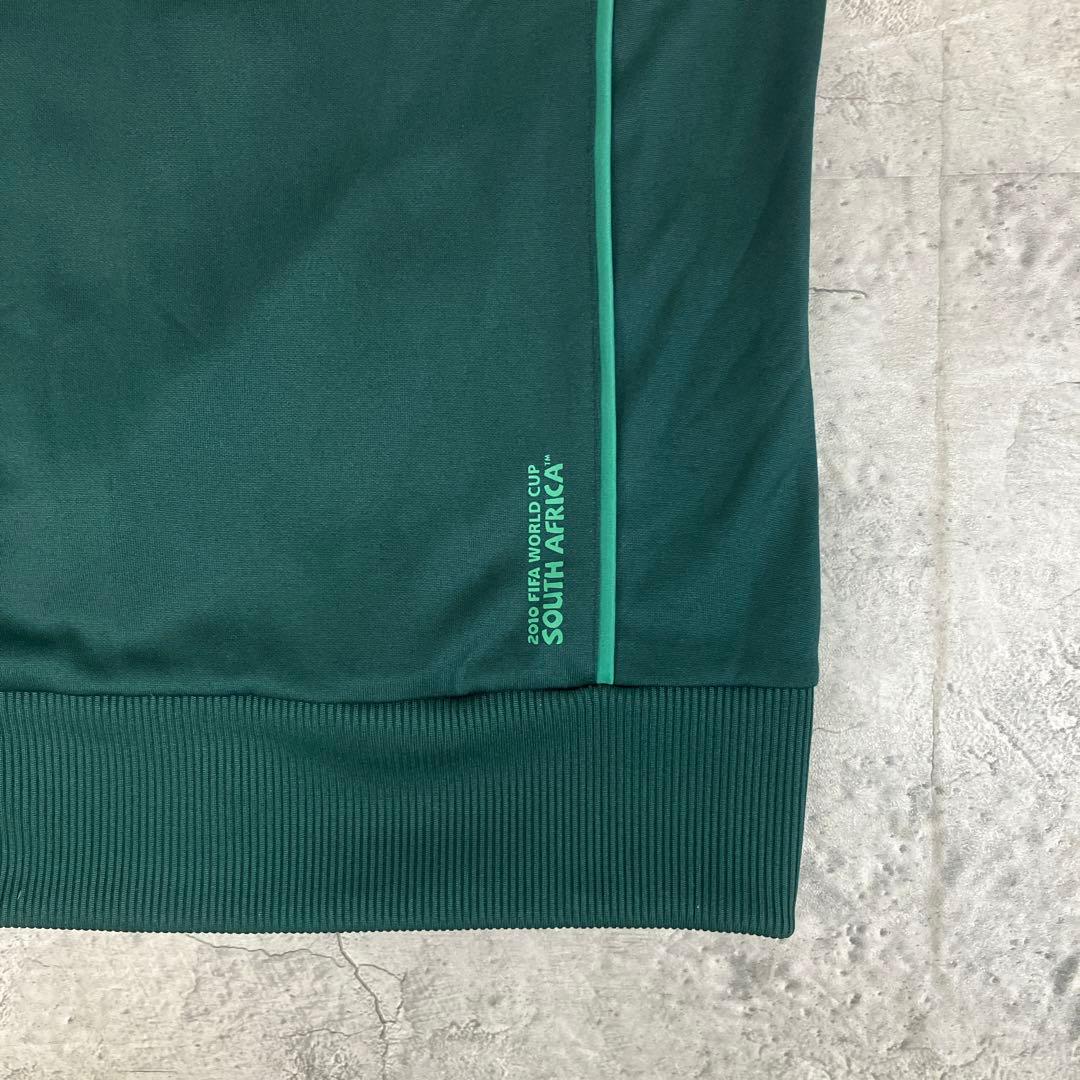 adidas サッカー南アフリカ代表 2010W杯 トラックジャケット 古着 緑