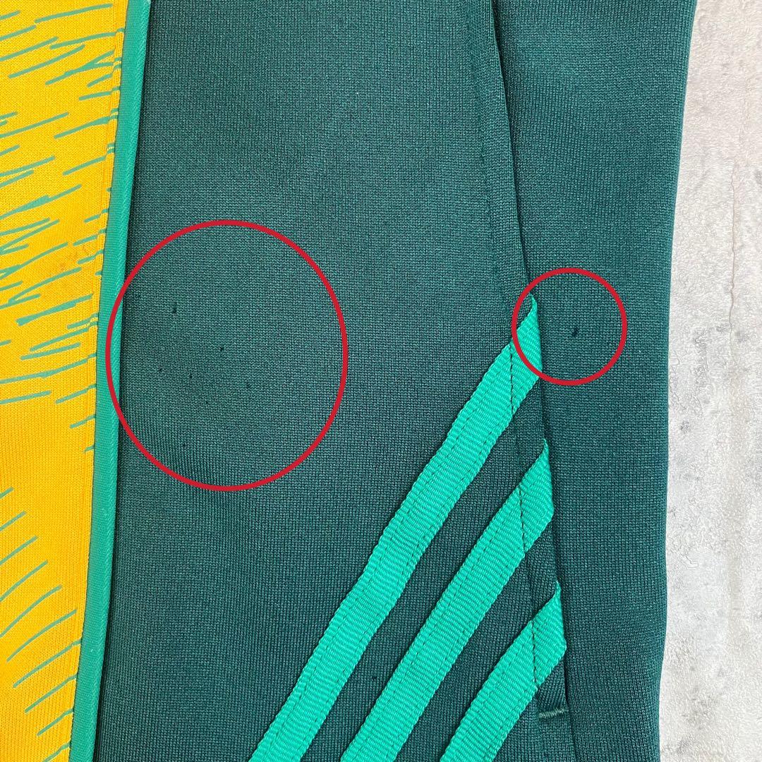 adidas サッカー南アフリカ代表 2010W杯 トラックジャケット 古着 緑