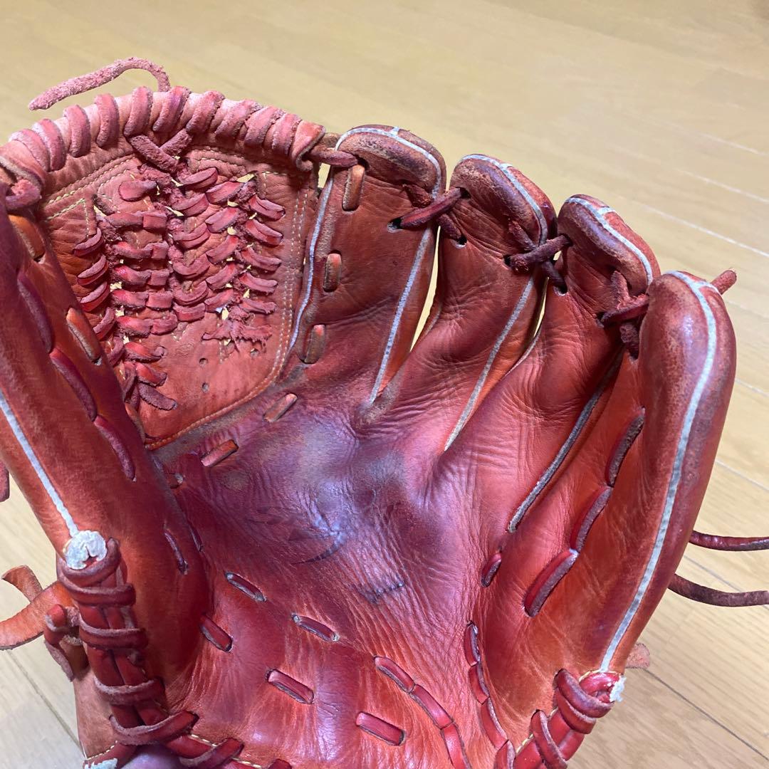 ビクトリーステージ　軟式グローブ オレンジ色