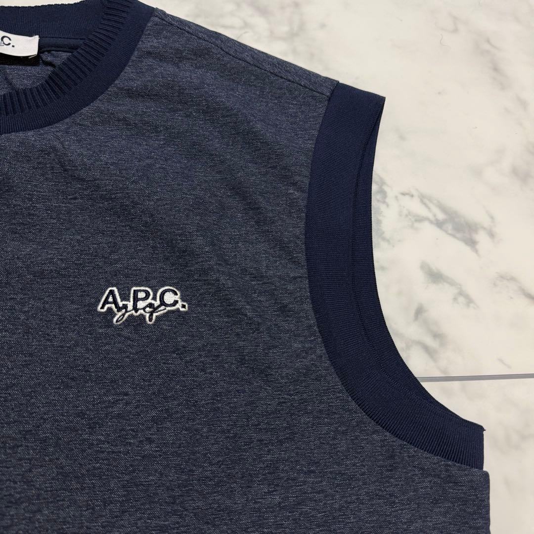 美品❣️A.P.C.GOLF アーペーセー ゴルフ　ベスト　ゴルフウェア メンズ