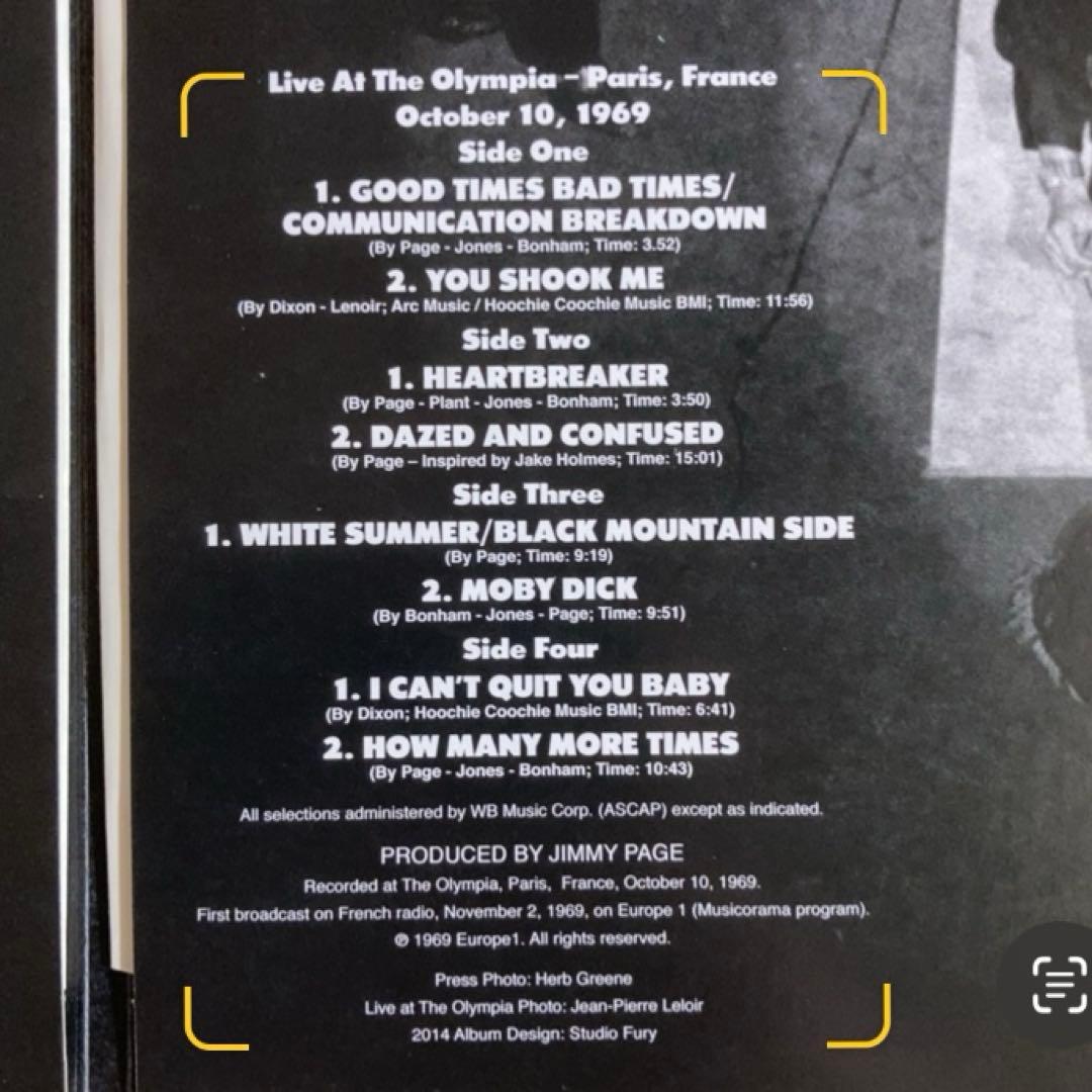 【超稀少品】LED ZEPPELIN 1stアルバム3LP重量盤レコードセット