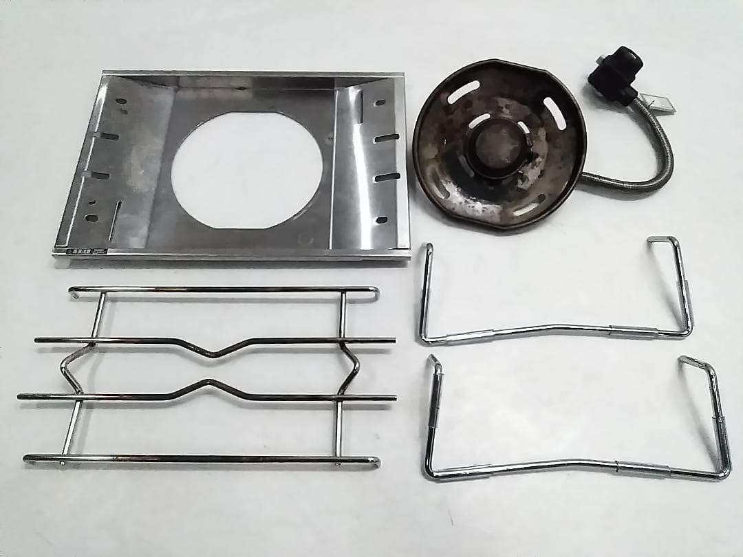  peakスノーピーク シングルバーナーコンロ収納袋付きGS-450R★