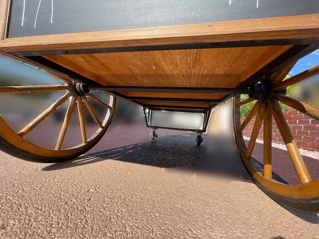 【上部のみ】木製 キッチンワゴン 屋台 マルシェ カントリースタイル