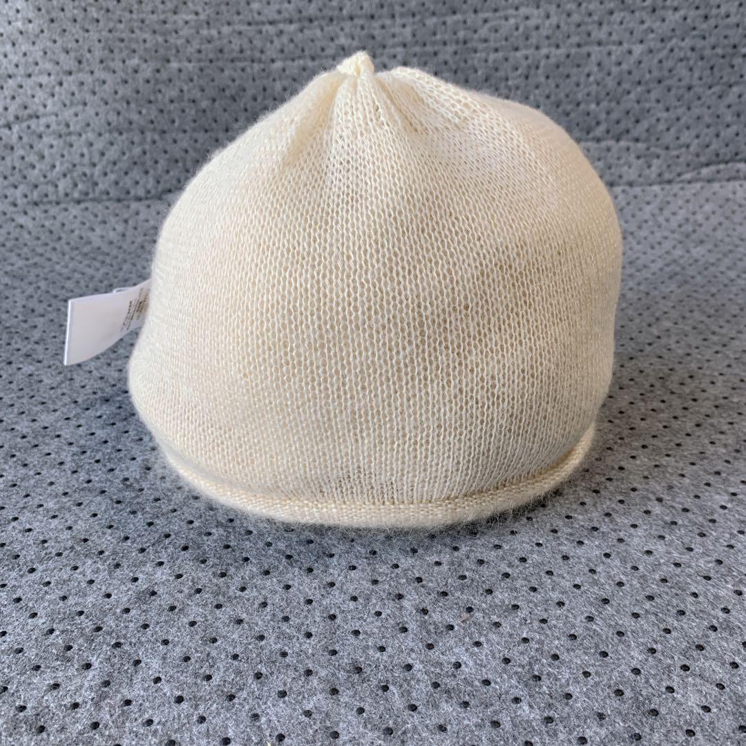 美品 マッキントッシュ フィロソフィー モヘヤ シルク ニット帽 キャップ