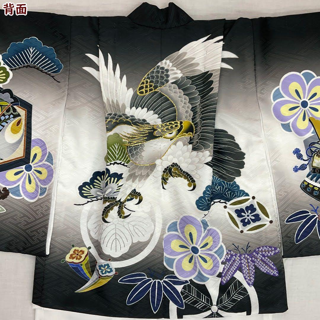 七五三 ５歳 男児 羽織・着物セット 54cm 男の子 レンタル処分品