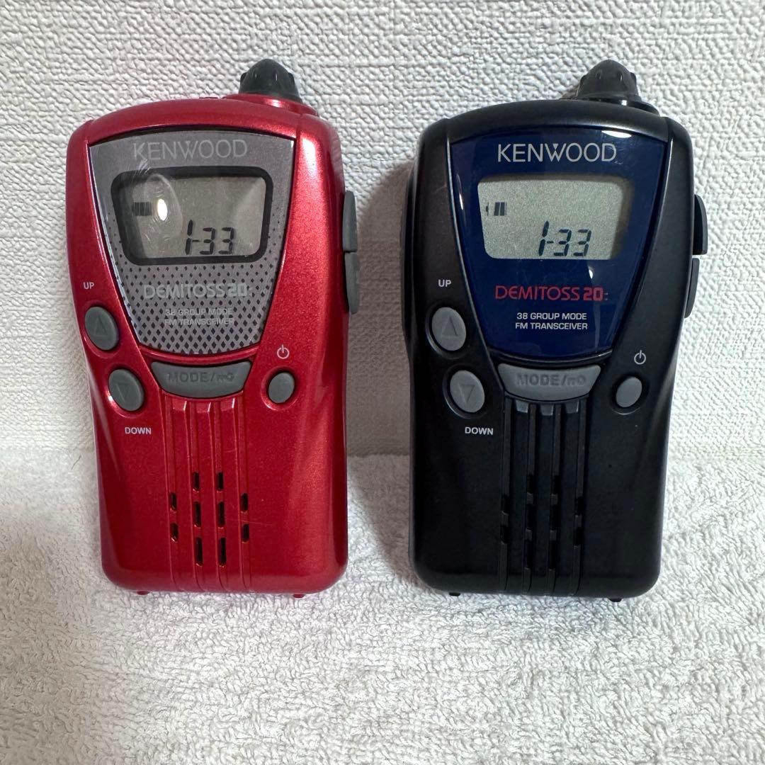 【美品】KENWOOD DEMITSOS 20 トランシーバーセット
