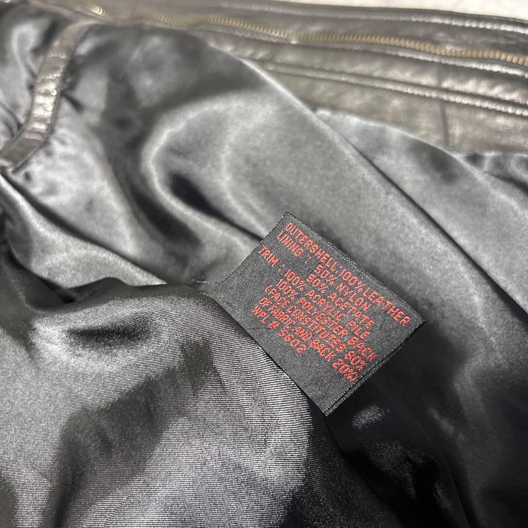 ジャケット・アウター 80s vtg short real leather flight jacket