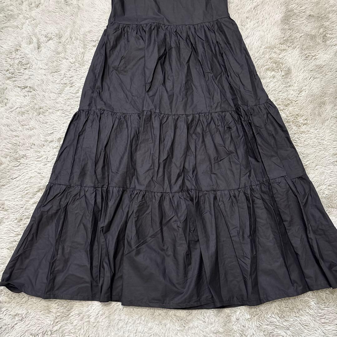 タグ付き【Milk tea】ミルクティー ティアードロングワンピースマタニティー