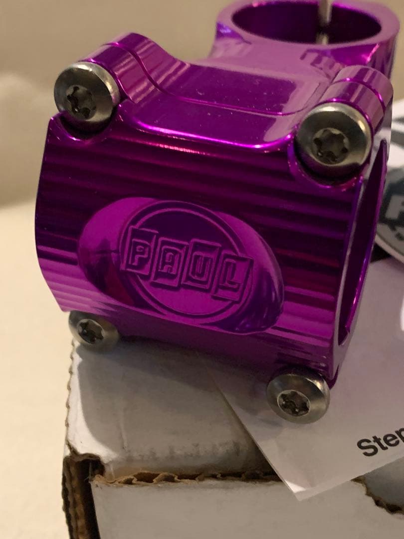 paul boxcar stem 50mm ポール　ステム　艶々パープル！