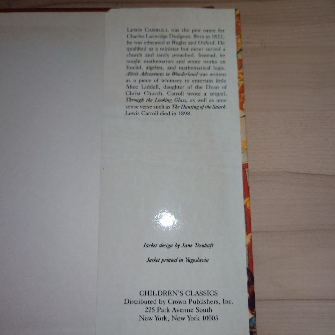 ALICE'S ADVENTURES IN WONDERLAND 英語版