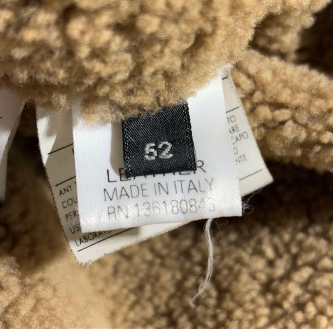 【高級品】Salvatore Ferragamo ムートンコート 52 XXL