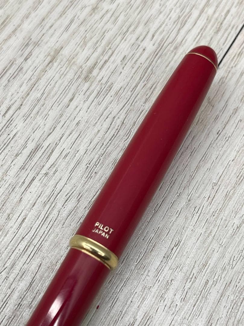 未使用 パイロット 万年筆 細字 F 14K-585 レッド 他 2点 まとめて