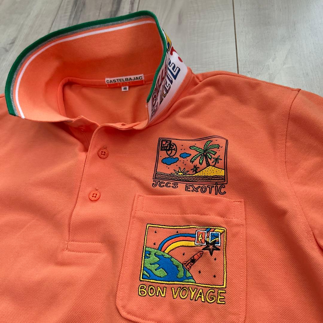CASTELBAJACスポーツ　ゴルフウェア　ポロシャツ　未使用品　46 M