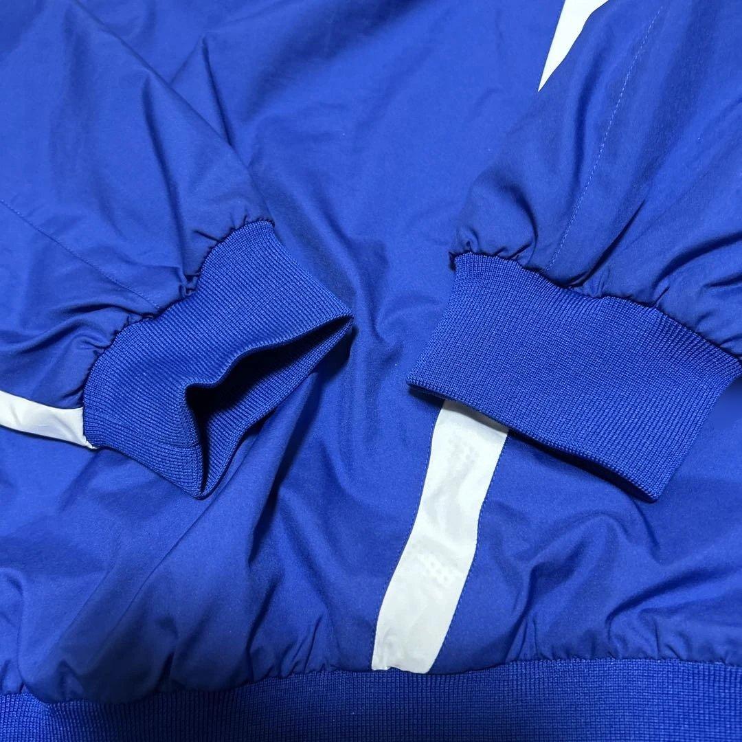ミズノプロ　ジップアップジャケット 青白　野球ウェア　Lサイズ　長袖シャツ