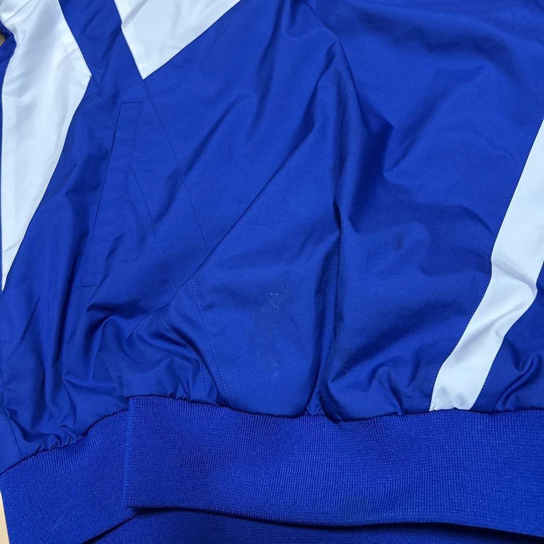 ミズノプロ　ジップアップジャケット 青白　野球ウェア　Lサイズ　長袖シャツ
