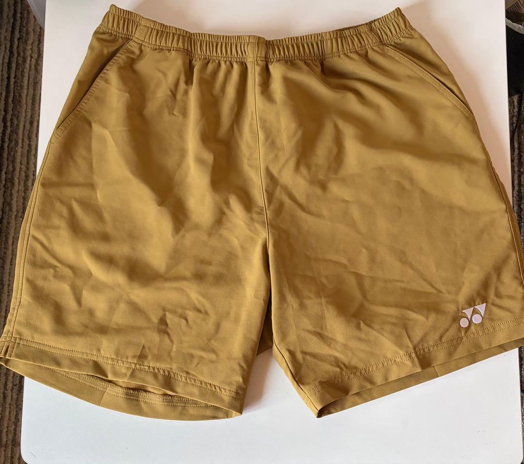 YONEX キャラメルゴールドショートパンツ LLサイズ
