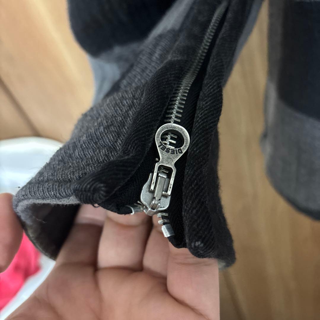 正規品ディーゼル　S-NAUMAN ネルシャツジャケット　サイズXL