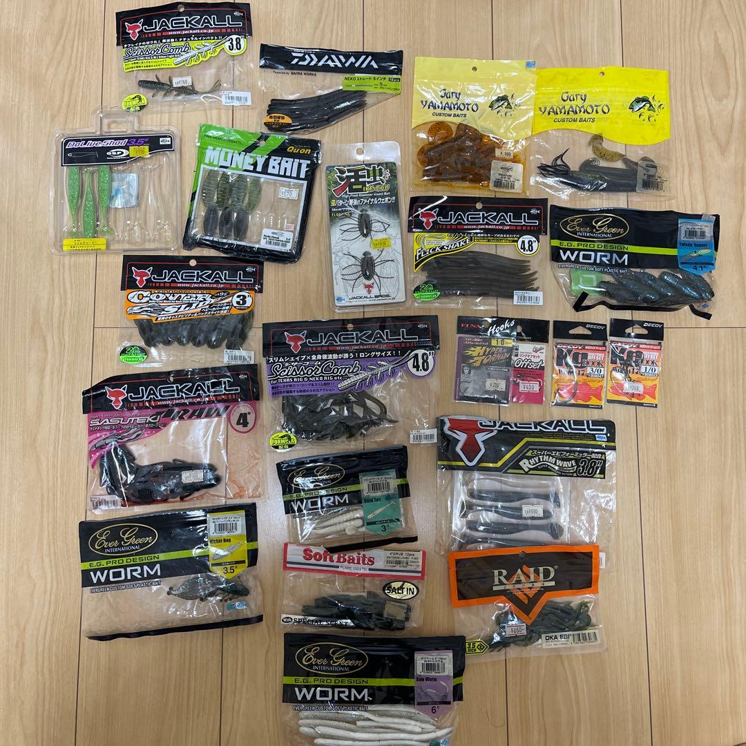 バス釣り引退セット　ルアー&ワーム