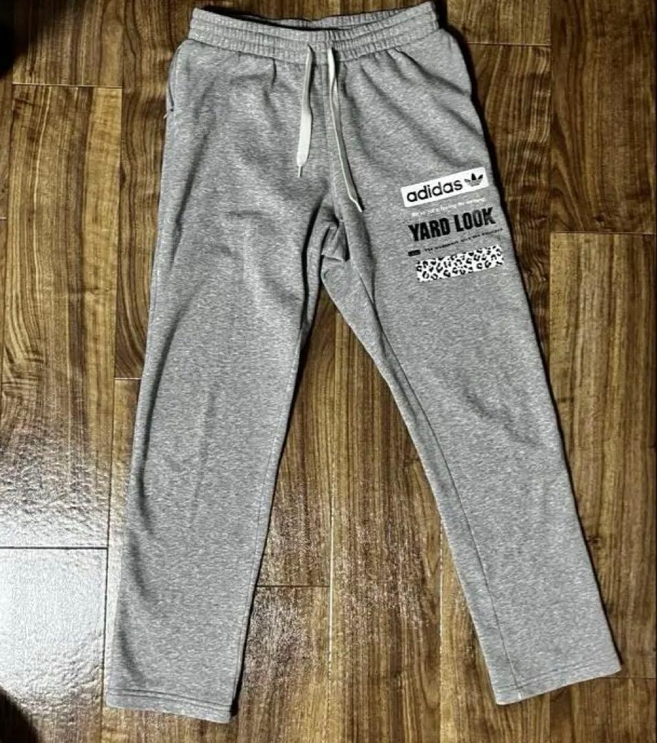 adidas グレー スウェット上下セット