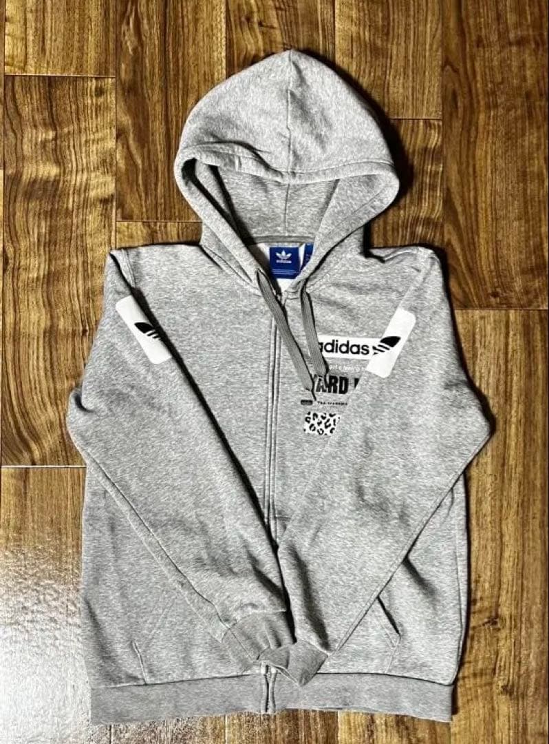 adidas グレー スウェット上下セット