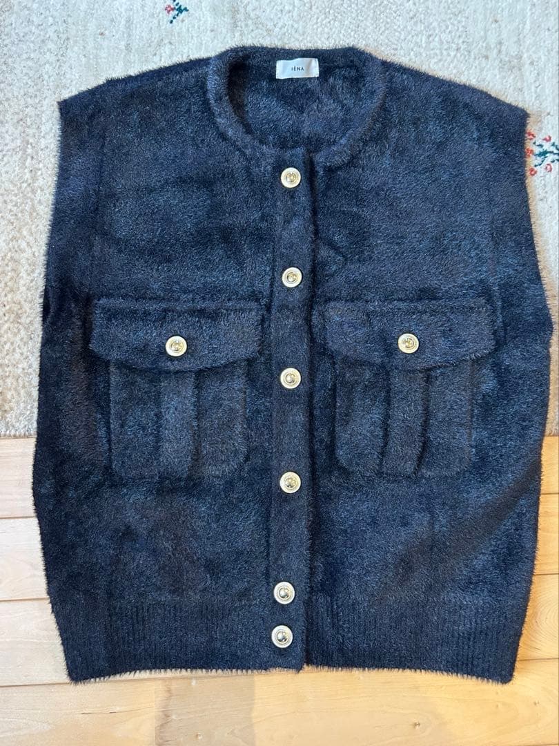 IENA 金ボタン　ベスト　ジレ