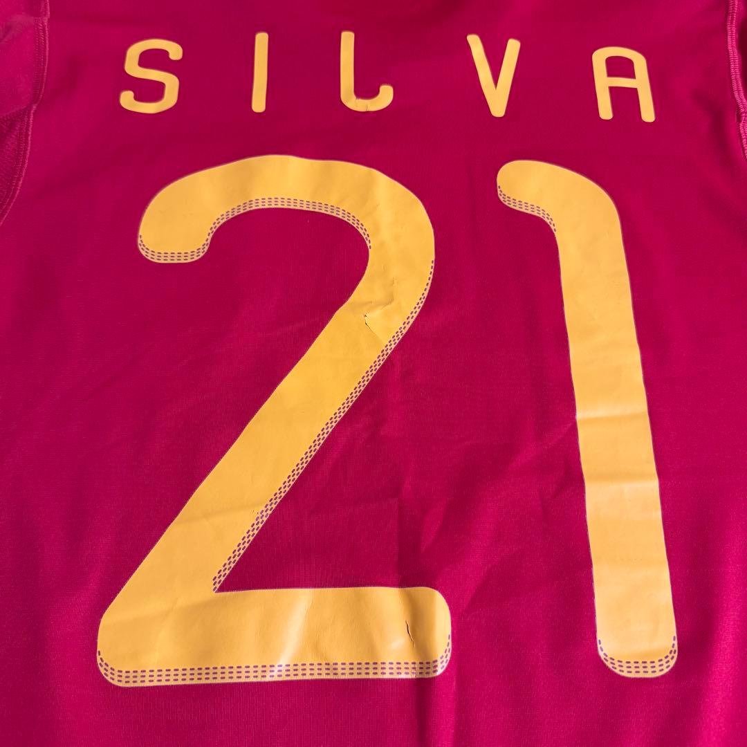 正規品 adidas スペイン代表 2010 ダビド・シルバ ホームユニフォーム