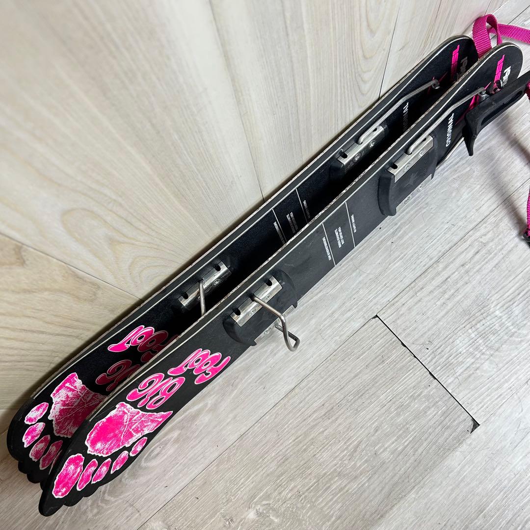 【ミニスキー】クナイスル BiG FooT ショートスキー　ピンクビッグフット