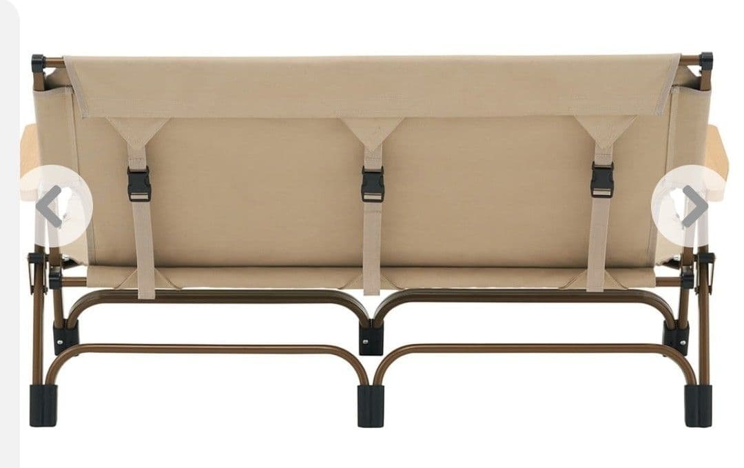 ロゴス　二人掛け アウトドアチェア　アウトドアベンチ　イス