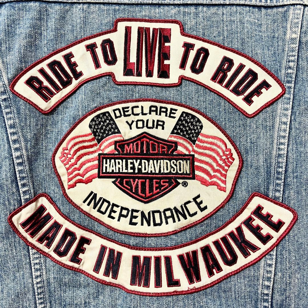 《Harley-Davidson》Denim Trucker Jacket