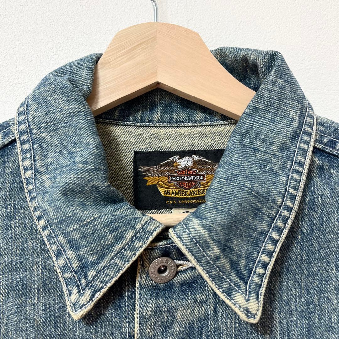 《Harley-Davidson》Denim Trucker Jacket