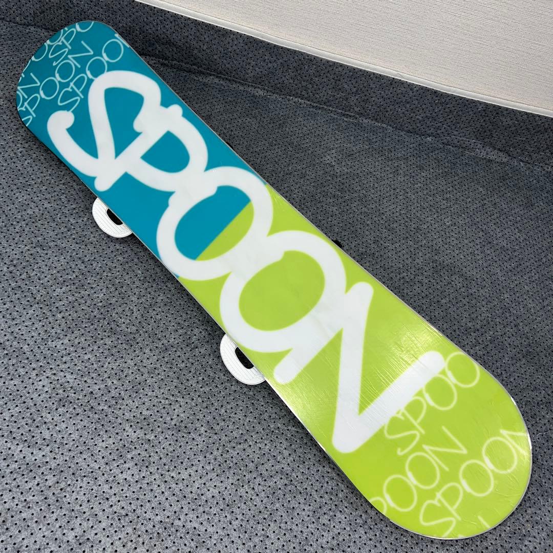 数回使用 キッズスノーボード 120cm SPOON×バイン×ダイヤルブーツ